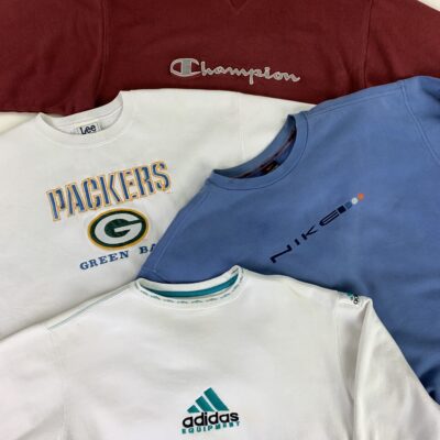 Vintage Branded Sweatshirts - Champion, Green Bay Packers, Nike, Adidas Eqiupment