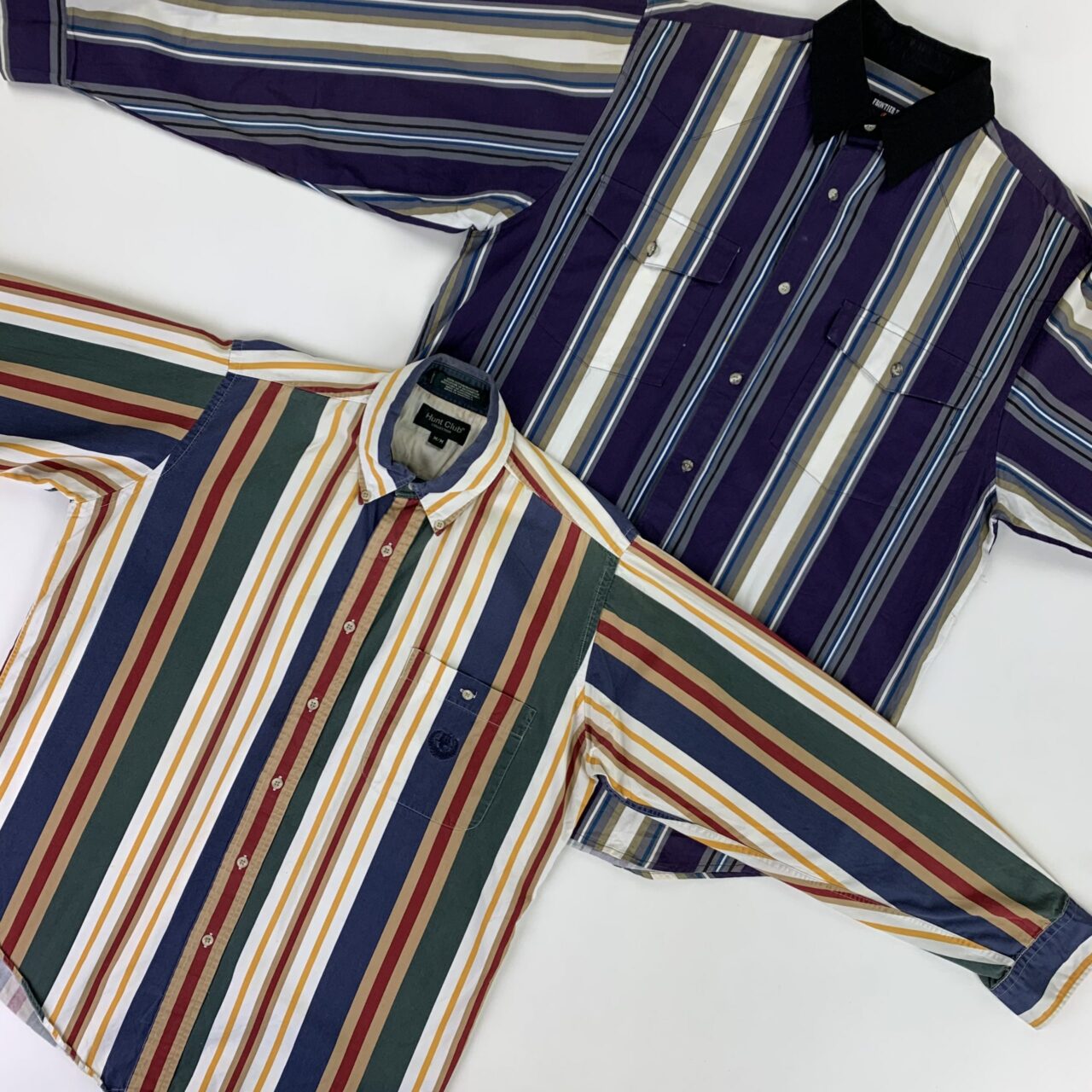 30 x Vintage Crazy Pattern & Striped Shirts - Grade A - Lima Lima Vintage